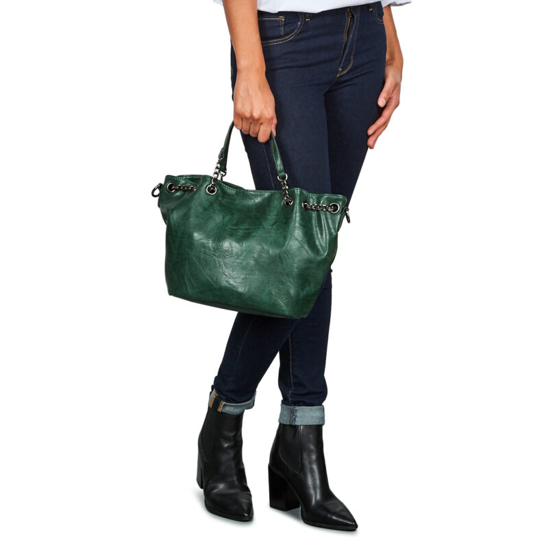 Donna Moony Mood QUALINIA Verde Borsetta Donna - 6