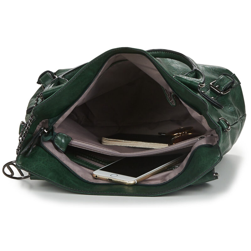 Moony Mood PERMILIE Gr&uuml;ne Damen-Schultertaschen - 5