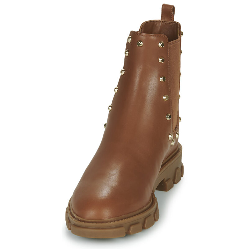 MICHAEL Michael Kors RIDLEY BOOTIE Brown Women's Ankle Boots - 3
