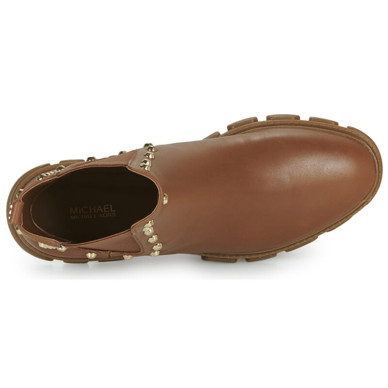 MICHAEL Michael Kors RIDLEY BOOTIE Brown Women's Ankle Boots - 6