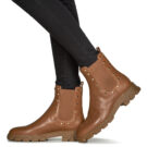MICHAEL Michael Kors RIDLEY BOOTIE Brown Women's Ankle Boots - 8