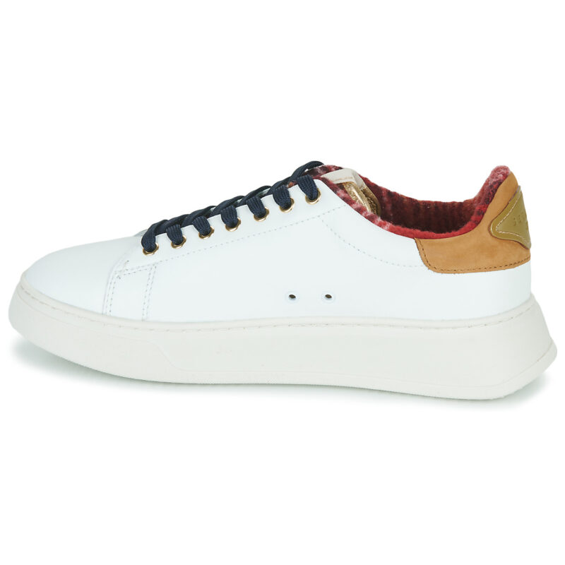 Serafini J. CONNORS Wei&szlig;e Low-Top-Sneaker f&uuml;r Damen - Gr&ouml;&szlig;e 4