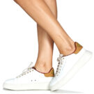 Serafini J. CONNORS Wei&szlig;e Low-Top-Sneaker f&uuml;r Damen - Gr&ouml;&szlig;e 8