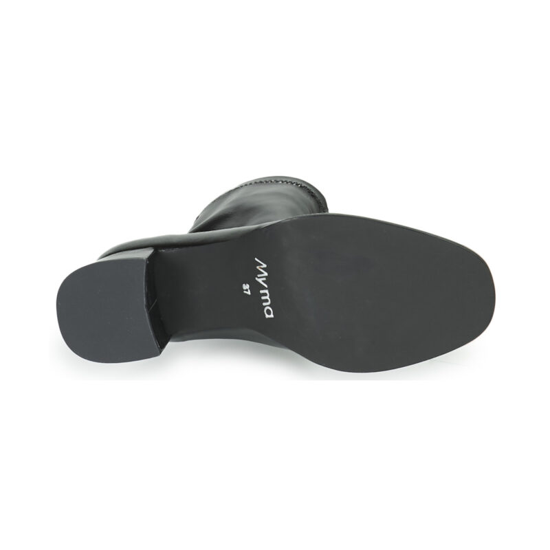 Myma 5897-MY-STRECH-VERNIS Noir Bottines Femme - 7