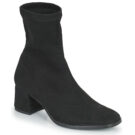 Myma 5897-MY-STRECH-VELOUR-NOIR Schwarz Damen-Stiefeletten - 1