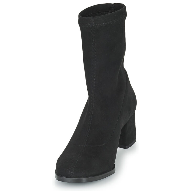 Myma 5897-MY-STRECH-VELOUR-NOIR Schwarz Damen-Stiefeletten - 3
