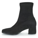 Myma 5897-MY-STRECH-VELOUR-NOIR Schwarz Damen-Stiefeletten - 4