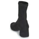 Myma 5897-MY-STRECH-VELOUR-NOIR Schwarz Damen-Stiefeletten - 5