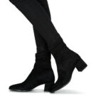 Myma 5897-MY-STRECH-VELOUR-NOIR Schwarz Damen-Stiefeletten - 8