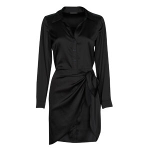 Abito corto  Guess  ES LS ALYA DRESS  Nero -  Abiti corti Donna