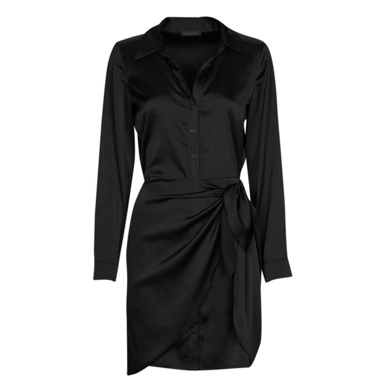 Short dress Guess ES LS ALYA DRESS Nero Abiti corti Donna - 1