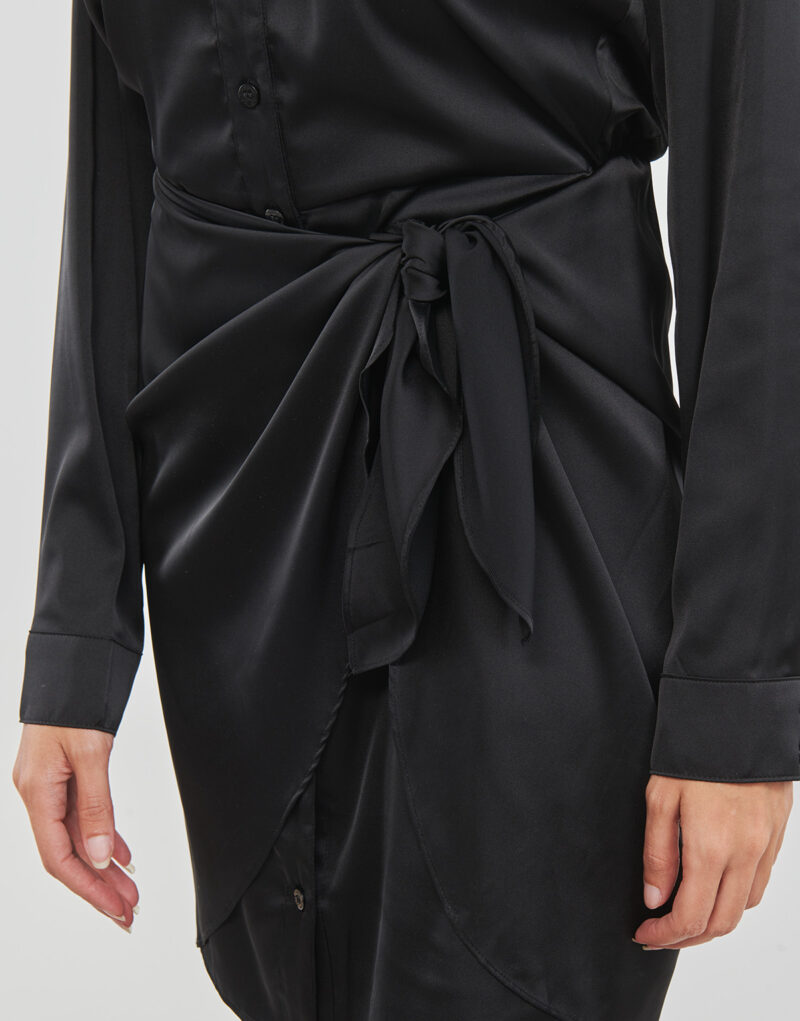 Short dress Guess ES LS ALYA DRESS Nero Abiti corti Donna - 5