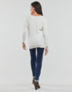 Pull  Guess AMELPulls femme beiges &agrave; manches chauve-souris IE - 4