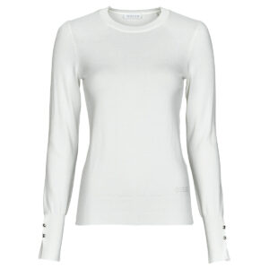 Maglione  Guess  ELINOR RN LS SWTR  Beige -  Maglioni Donna
