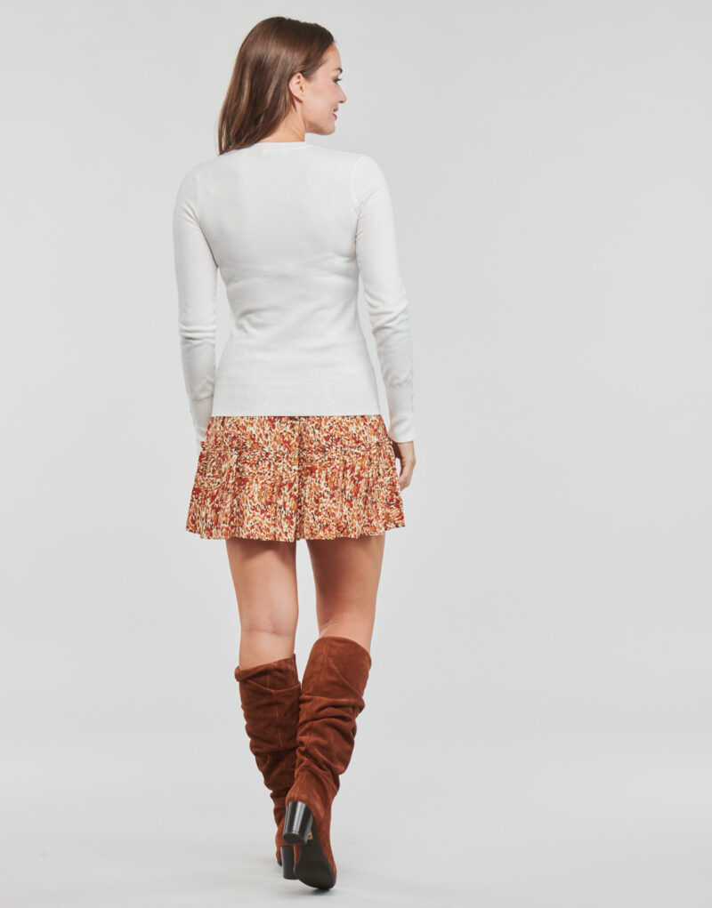 Pullover Guess ELINOR RN LS SWTR Beige Damenpullover - 4