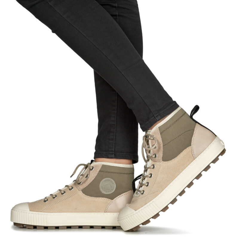 Pataugas ARAN MID HICKING Beige Sneakers hohe Damen - 8