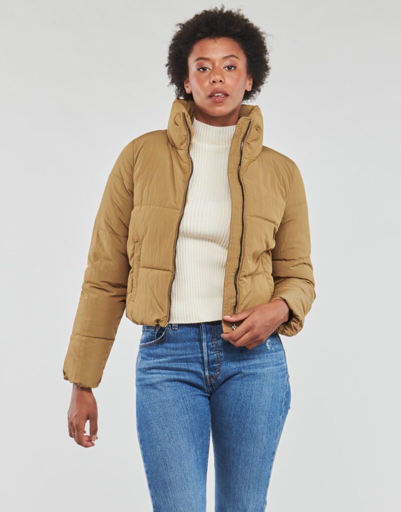 Piumino Only ONLDOLLY SHORT PUFFER JACKET OTW NOOS Marrone Piumini Donna - 2