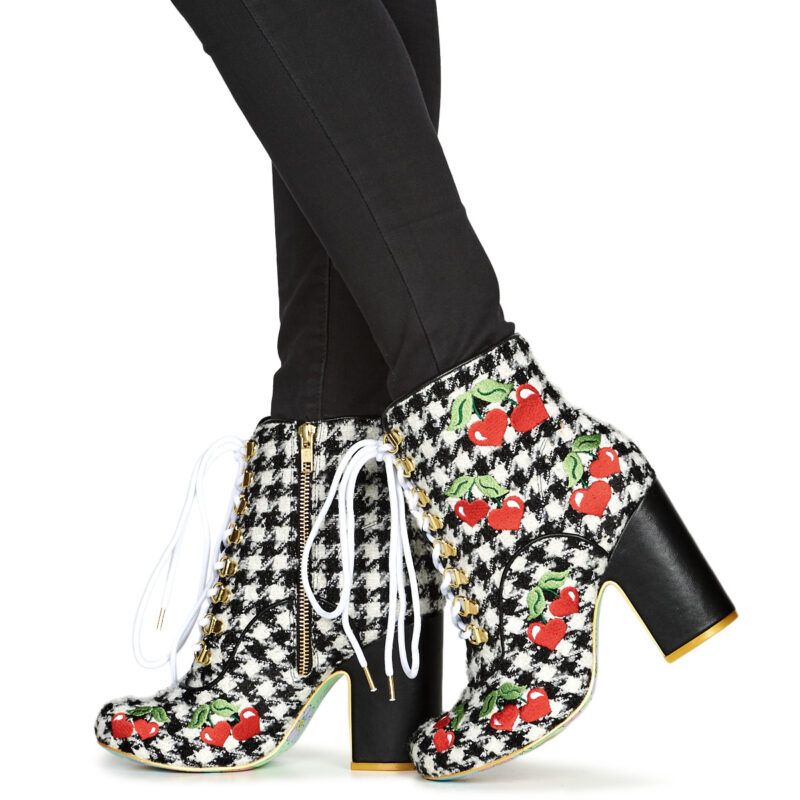 Irregular Choice  FRUITY PICNIC  Nero -  Stivaletti Donna - 8