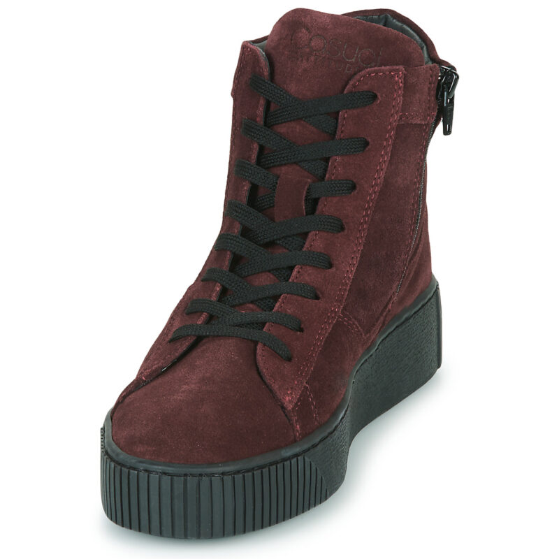 Casual Attitude NEW0001 Bordeaux Women's High Sneakers - 3