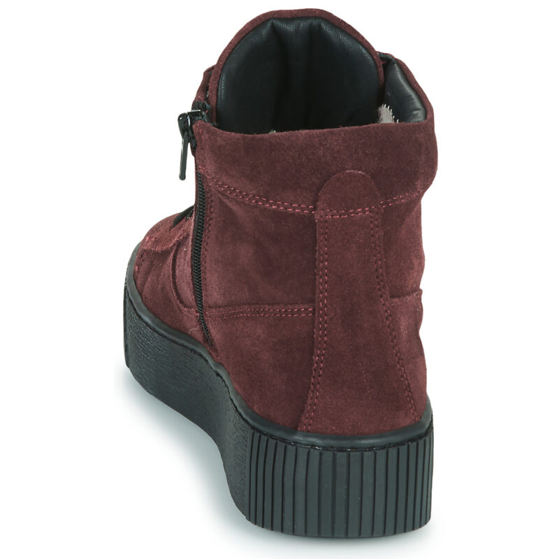 Casual Attitude NEW0001 Bordeaux Women's High Sneakers - 5