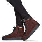 Casual Attitude NEW0001 Bordeaux Women's High Sneakers - 8