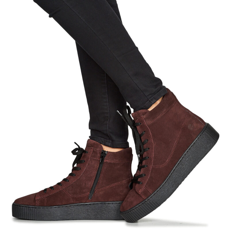 Casual Attitude NEW0001 Bordeaux Women's High Sneakers - 8