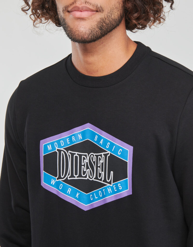 Sweatshirts Diesel S-GINN-K27 Noir Sweatshirts Homme - 5