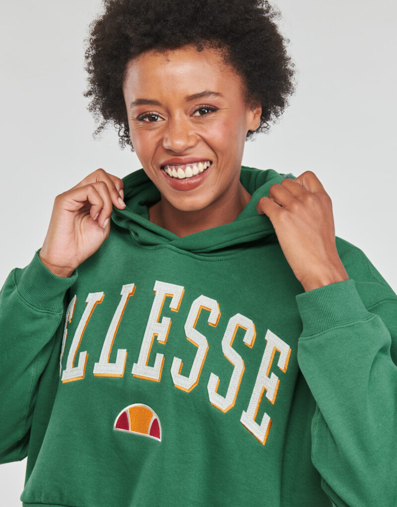 Felpe con cappuccio Ellesse RAMO CROP HOODY Verde Felpe con cappuccio Donna - 5