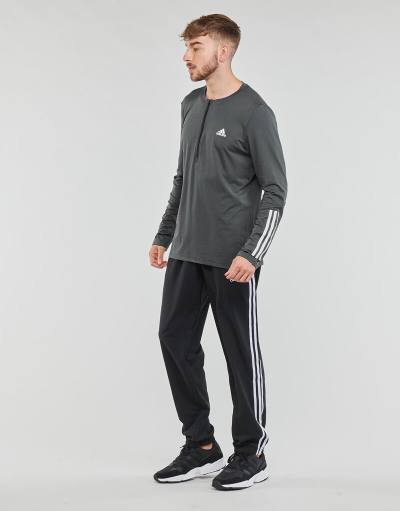 T-shirts a maniche lunghe adidas T365 QZ LS T Grigio T-shirts a maniche lunghe Uomo - 3