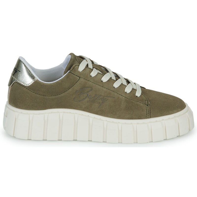 Betty London MABELLE Baskets basses kaki pour femmes - 2