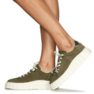 Betty London MABELLE Baskets basses kaki pour femmes - 8