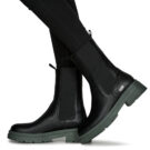 Yurban NAPOLI Schwarze Damen-Ankle-Boots - Gr&ouml;&szlig;e 8