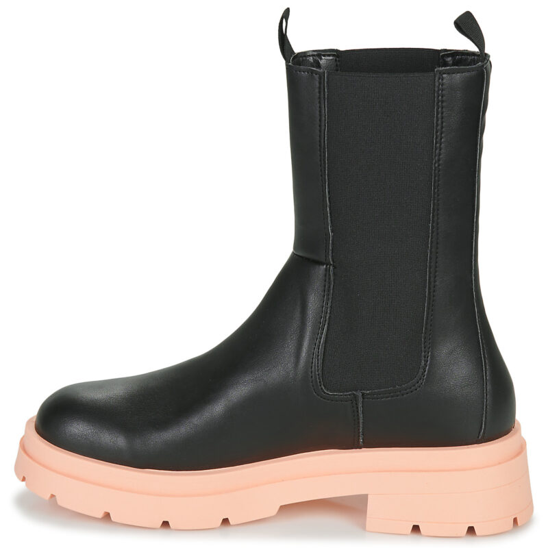 Yurban NAPOLI Schwarze Damen-Ankle-Boots - Gr&ouml;&szlig;e 4