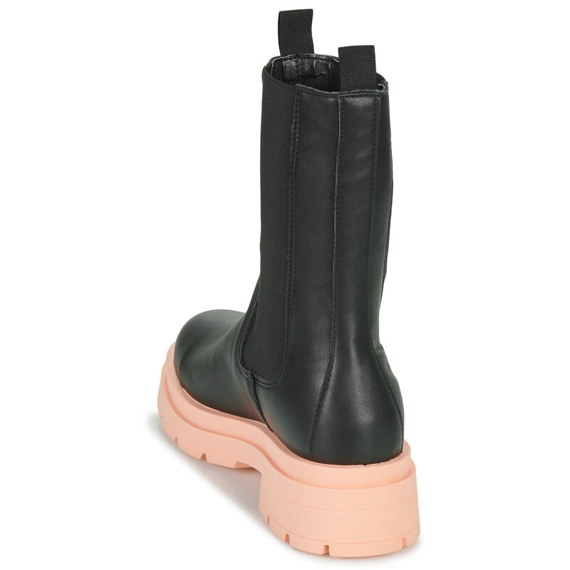 Yurban NAPOLI Schwarze Damen-Ankle-Boots - Gr&ouml;&szlig;e 5