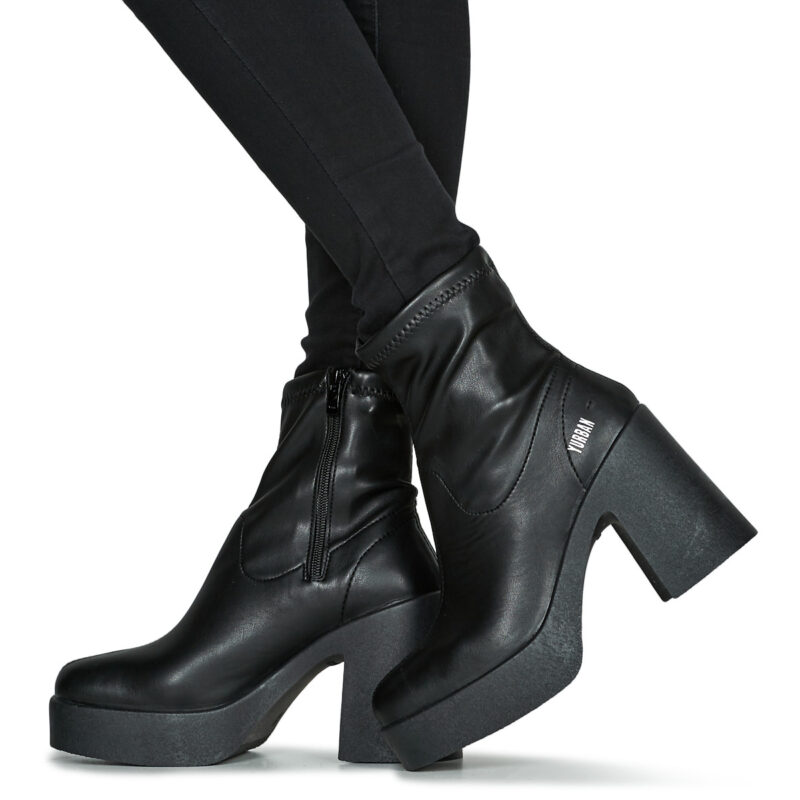 Yurban BERGAMO Nero Stivaletti Donna - 8