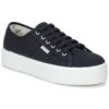Victoria  BLUCHER LONA PLATAFORMA  Nero Sneakers basse Donna
