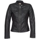 Chaqueta de cueroelle Only BANDIT Chaquetas negras cuero Mujer - 1