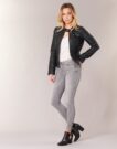 Chaqueta de cueroelle Only BANDIT Chaquetas negras cuero Mujer - 3