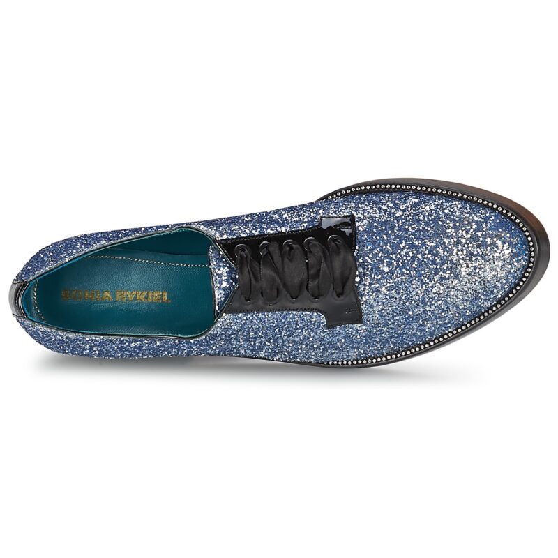Sonia Rykiel 676318 Blu Derby Donna - 6