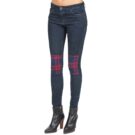 Jeans Slim American Retro LOU Blu Jeans Slim Donna - 5