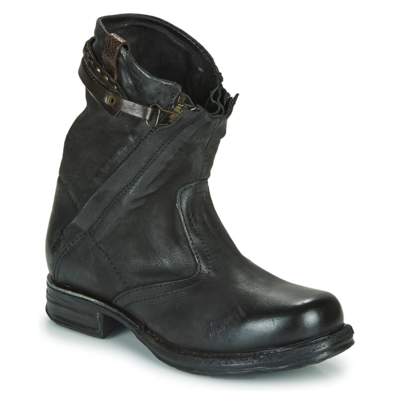 Airstep / A.S.98  SAINT METAL ZIP  Nero -  Stivaletti Donna - 1
