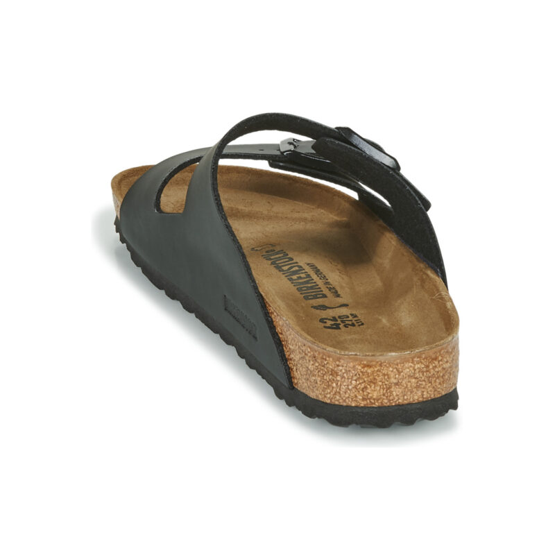 BIRKENSTOCK Arizona Birko-flor / Black / Stretto Nero Ciabatta Donna - 5