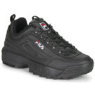 Fila DISRUPTOR LOW Schwarze Herren-Sneaker - Gr&ouml;&szlig;e 1