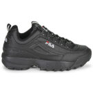 Fila DISRUPTOR LOW Schwarze Herren-Sneaker - Gr&ouml;&szlig;e 2