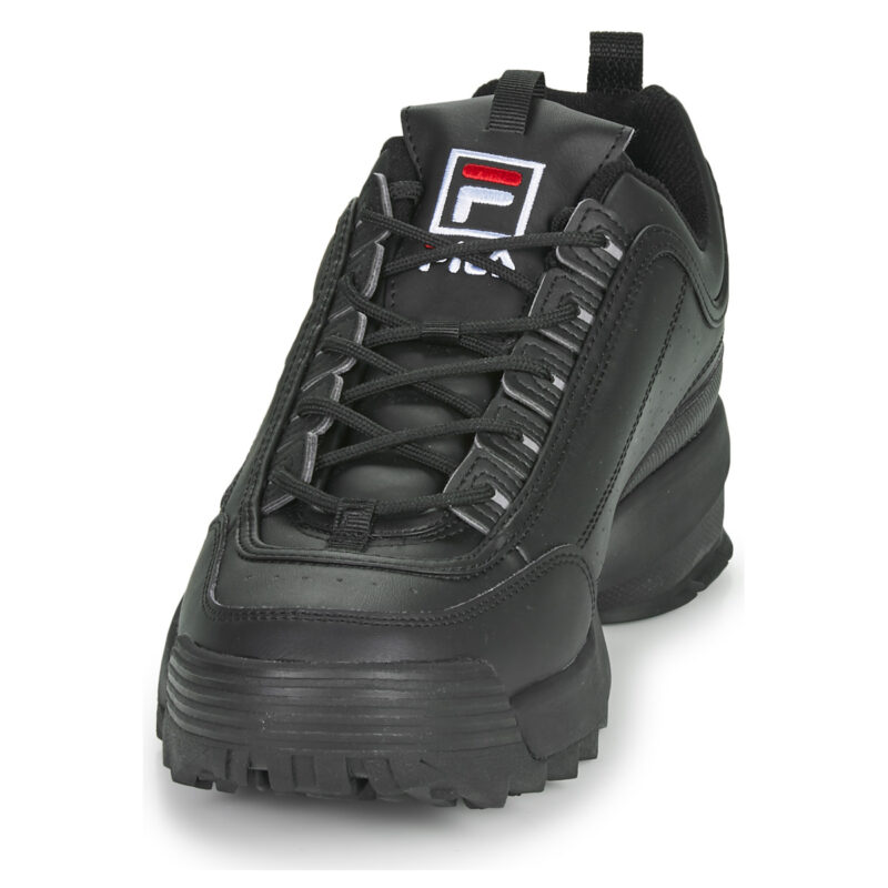 Fila DISRUPTOR LOW Schwarze Herren-Sneaker - Gr&ouml;&szlig;e 3