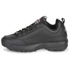 Fila DISRUPTOR LOW Schwarze Herren-Sneaker - Gr&ouml;&szlig;e 4