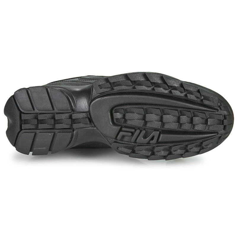 Fila DISRUPTOR LOW Schwarze Herren-Sneaker - Gr&ouml;&szlig;e 7