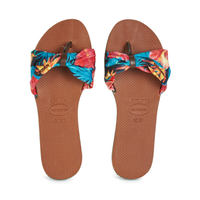 Havaianas Tongs multicolores &agrave; imprim&eacute; tropical pour femmes - 6