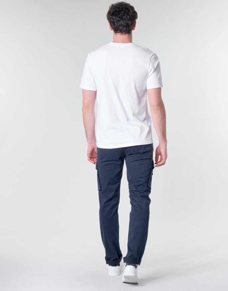 T-shirt Timberland SS KENNEBEC RIVER BRAND TREE TEE Bianco T-shirt maniche corte Uomo - 4