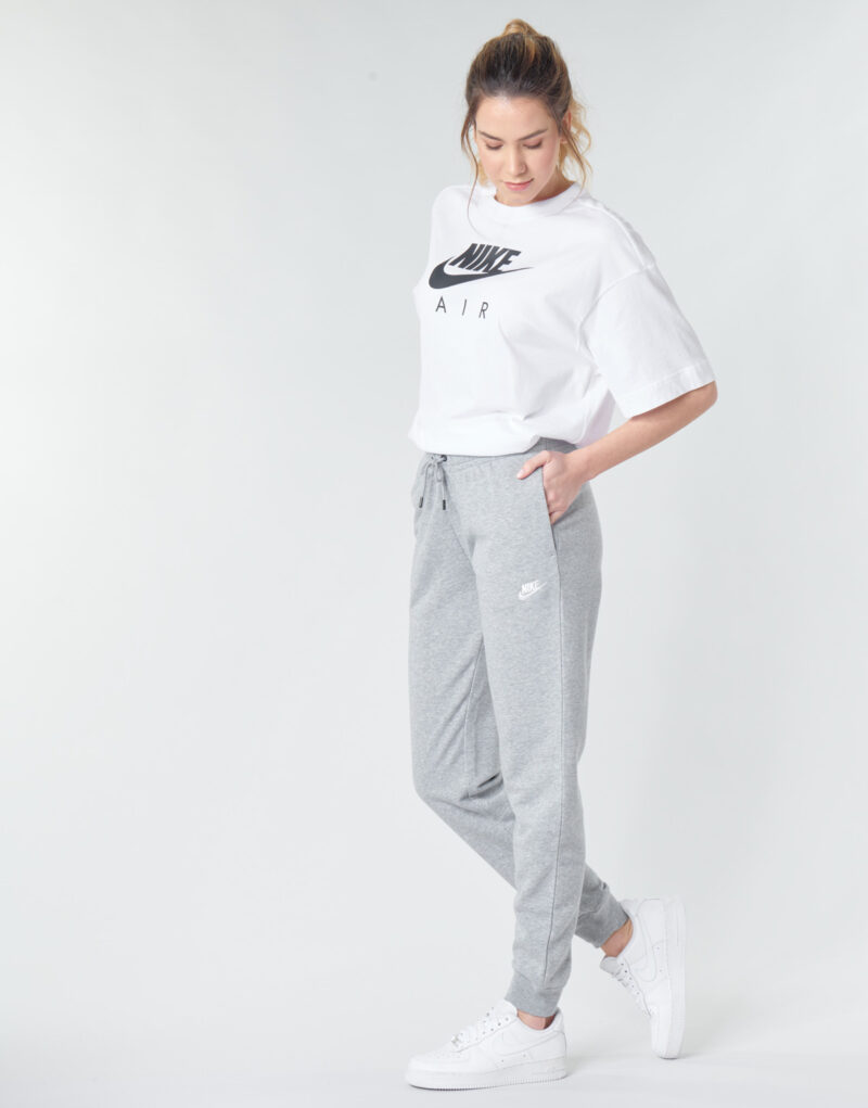 Nike W NSW ESSNTL PANT REG FLC Grey Sportswear Pants Women - 3